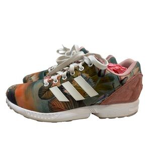 Adidas ZX‎ Flux Torsion Floral Sunset Sneakers Women’s Size 9.5